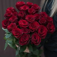 25 роз Эквадор сорта Эксплорер 80 см